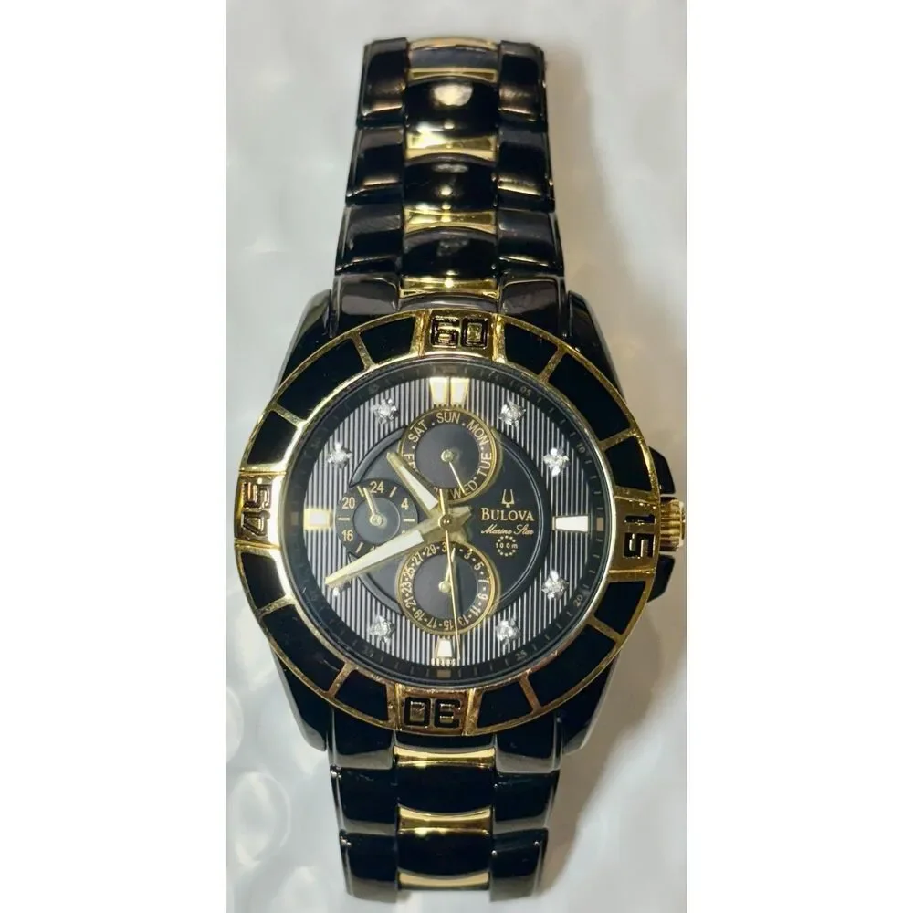 Bulova Marine Star 98D002 (C937432) Men's Watch – Fresh Battery